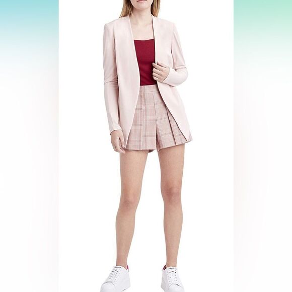 BCBGeneration Women's Tuxedo Blazer Jacket NWT Rose Smoke Pink Size Small - Picture 3 of 13